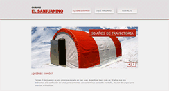 Desktop Screenshot of carpaselsanjuanino.com